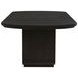 Leandro Burnished Black 96" Extendable Rectangular Dining Table