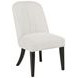 Leandro Cream Performance Fabric Side Chair Set of 2
