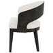 Leandro Cream Upholstered Dining Arm Chair Set of 2