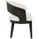 Leandro Cream Upholstered Dining Arm Chair Set of 2