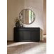Leandro Burnished Black 3 Door Sideboard
