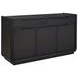 Leandro Burnished Black 3 Door Sideboard