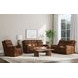 Alister Sedona Brown 82" Triple Power Glider Reclining Sofa with USB Charging and LED