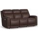 Alister Burnt Umber Triple Power Glider Reclining Living Room Set