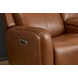 Alister Sedona Brown 71" Triple Power Glider Reclining Loveseat with Console and USB Charging