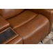 Alister Sedona Brown 71" Triple Power Glider Reclining Loveseat with Console and USB Charging