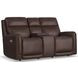 Alister Burnt Umber Triple Power Glider Reclining Living Room Set