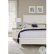 Maple Road Soft White Queen Mansion Low Profile Bed