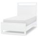 Summerland Pure White Twin Panel Bed