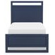 Summerland Inkwell Blue Twin Panel Bed