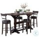 Havenstead Dark Brown Rectangular Pub Table