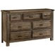 Maple Road Maple Syrup Slat Storage Poster Bedroom Set
