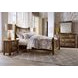 Maple Road Maple Syrup Scalloped Storage Panel Bedroom Set