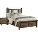 Maple Road Maple Syrup Slat Storage Poster Bedroom Set