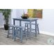 Seabright Ocean Blue Counter Height Bench