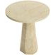 Kliff Natural 34" Round Concrete Top Outdoor Bar Table