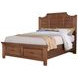 Maple Road Antique Amish Scalloped Storage Panel Bedroom Set