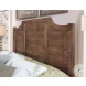 Maple Road Antique Amish Queen Scalloped Low Profile Bed