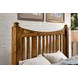 Maple Road Antique Amish King Slat Poster Bed
