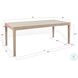 Sagewyn Natural 75" Rectangular Dining Table