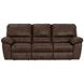Stetson Walnut 91" Lay Flat Reclining Sofa
