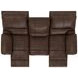 Stetson Walnut 91" Lay Flat Reclining Sofa