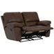 Stetson Walnut 65" Lay Flat Reclining Loveseat