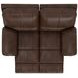 Stetson Walnut 65" Lay Flat Reclining Loveseat