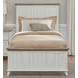 Beach Comber Weathered White And Sand Top Twin Panel Bed