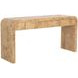 Rowena Natural Rectangular Console Table with 2 Drawers