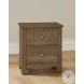 Fundamentals Natural 2 Drawer Nightstand