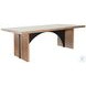 Ember Grace Brown 84" Rectangular Dining Table