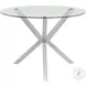 Vance Chrome Round Dining Table