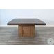 Modern Minimalist Brown 60" Round Dining Table with Storage