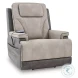4Z Relax Retreat Sand Performance Fabric Power Lift Recliner