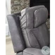 4Z Relax Retreat Slate Performance Fabric Power Lift Recliner