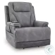 4Z Relax Retreat Slate Performance Fabric Power Lift Recliner