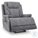 4Z Relax Retreat Slate Performance Fabric Power Lift Recliner