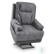 4Z Relax Retreat Slate Performance Fabric Power Lift Recliner