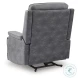 4Z Relax Retreat Slate Performance Fabric Power Lift Recliner