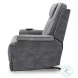 4Z Relax Retreat Slate Performance Fabric Power Lift Recliner