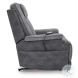 4Z Relax Retreat Slate Performance Fabric Power Lift Recliner