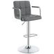 Palomar Grey And Chrome Adjustable Height Bar Stool