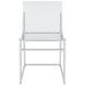 Adino Clear Side Chair Set Of 2
