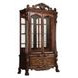Dresden Cherry Oak 2 Door Curio Cabinet with LED