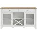 Hollis Brown And White Sideboard