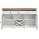 Hollis Brown And White Sideboard