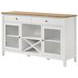 Hollis Brown And White Sideboard