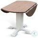 Rustic Refined White 40" Round Dining Table