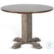 Ember Grace Gray Drop Leaf Round Dining Room Set